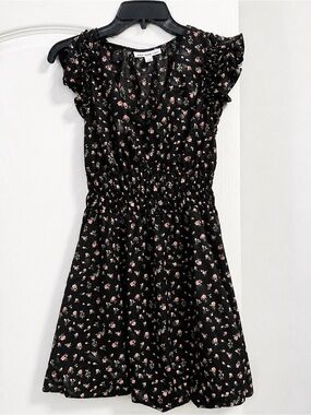 Small And Now This Black Floral Dress NWOT